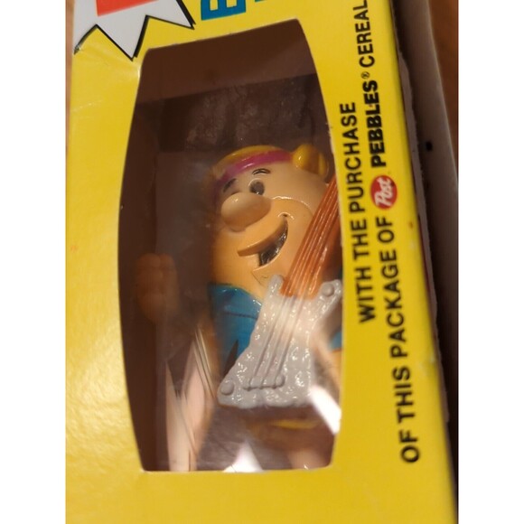 Flintstones Bedrock Bendable Dino Barney Toys Post Cereal 1992 Pebbles - Picture 3 of 7